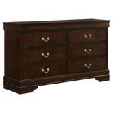 Best Furniture Outlet - Coaster - Louis Philippe 6-drawer Dresser Cappuccino - 202413