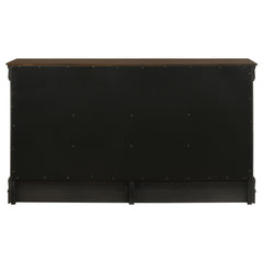 Louis Philippe 6-drawer Dresser Cappuccino