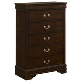 Best Furniture Outlet - Coaster - Louis Philippe 5-drawer Bedroom Chest Cappuccino - 202415