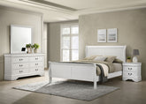 Best Furniture Outlet - Coaster - Louis Philippe 4-piece Queen Bedroom Set White - 202441Q-S4