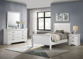 Best Furniture Outlet - Coaster - Louis Philippe 4-piece Twin Bedroom Set White - 202441T-S4