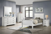 Best Furniture Outlet - Coaster - Louis Philippe 5-piece Twin Bedroom Set White - 202441T-S5