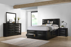 Best Furniture Outlet - Coaster - Briana 4-piece Queen Bedroom Set Black - 202701Q-S4