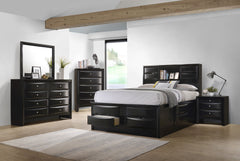 Best Furniture Outlet - Coaster - Briana 5-piece Queen Bedroom Set Black - 202701Q-S5