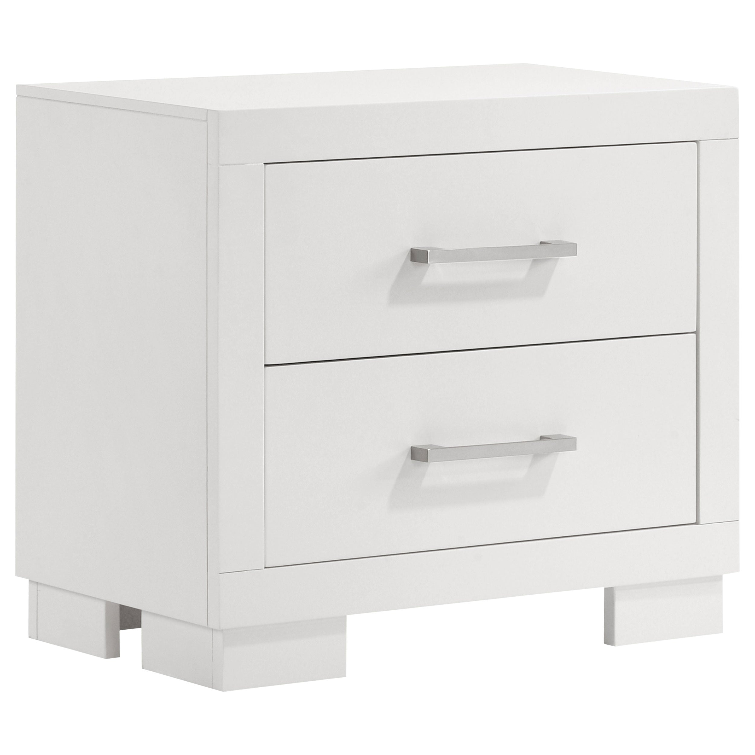 Best Furniture Outlet - Coaster - Jessica 2-drawer Nightstand Snow White - 202992