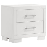Best Furniture Outlet - Coaster - Jessica 2-drawer Nightstand Snow White - 202992