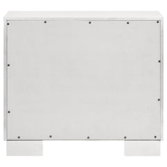 Jessica 2-drawer Nightstand Snow White