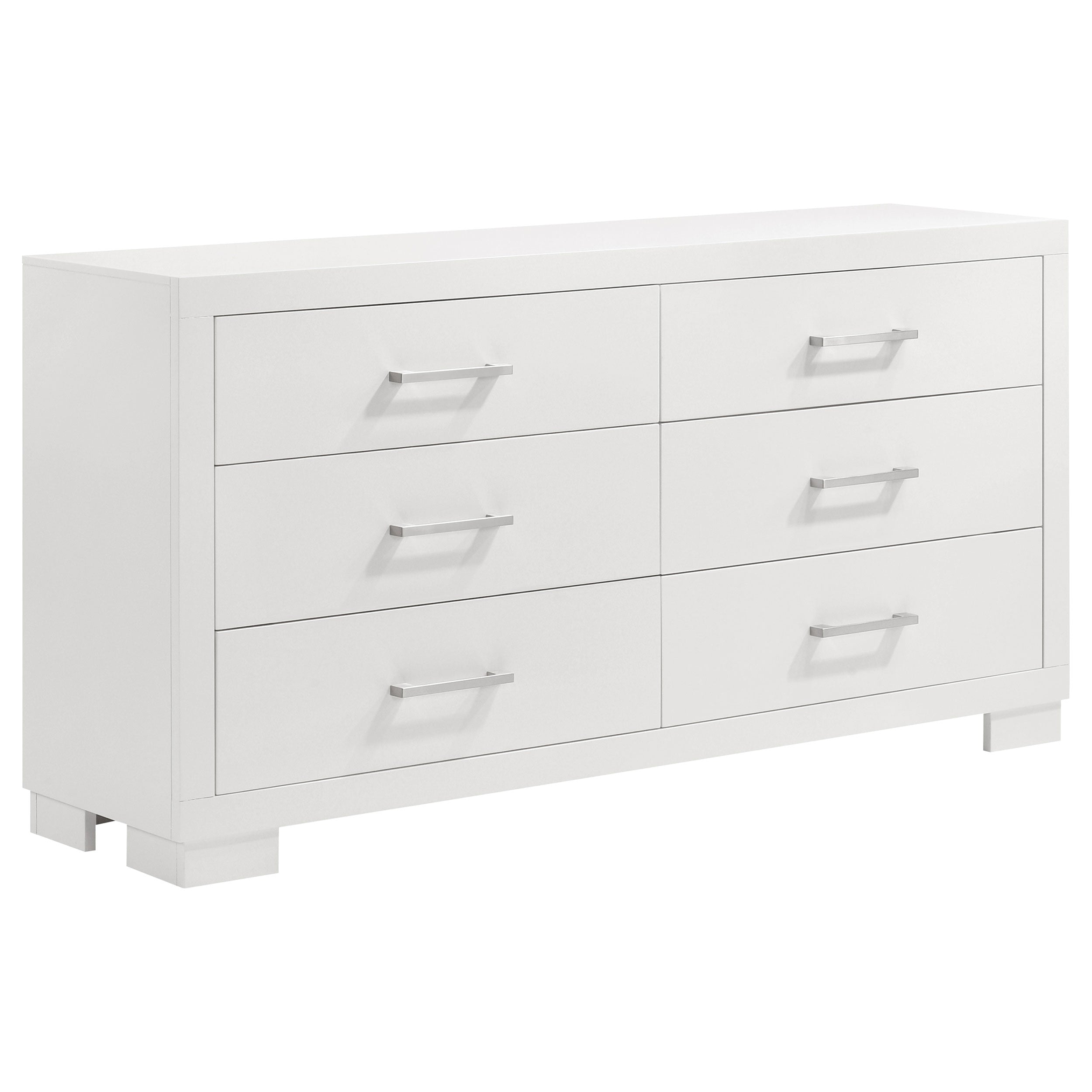 Best Furniture Outlet - Coaster - Jessica 6-drawer Dresser Snow White - 202993