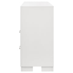 Jessica 6-drawer Dresser Snow White