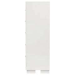 Jessica 5-drawer Bedroom Chest Snow White