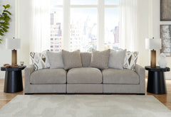 Best Furniture Outlet - Ashley Furniture - Aslan Court Sectional - RAF 3-Piece Sofa Sectional / Pebble - 20305S2