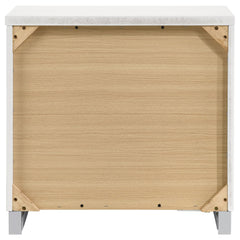 Felicity 2-drawer Nightstand White High Gloss