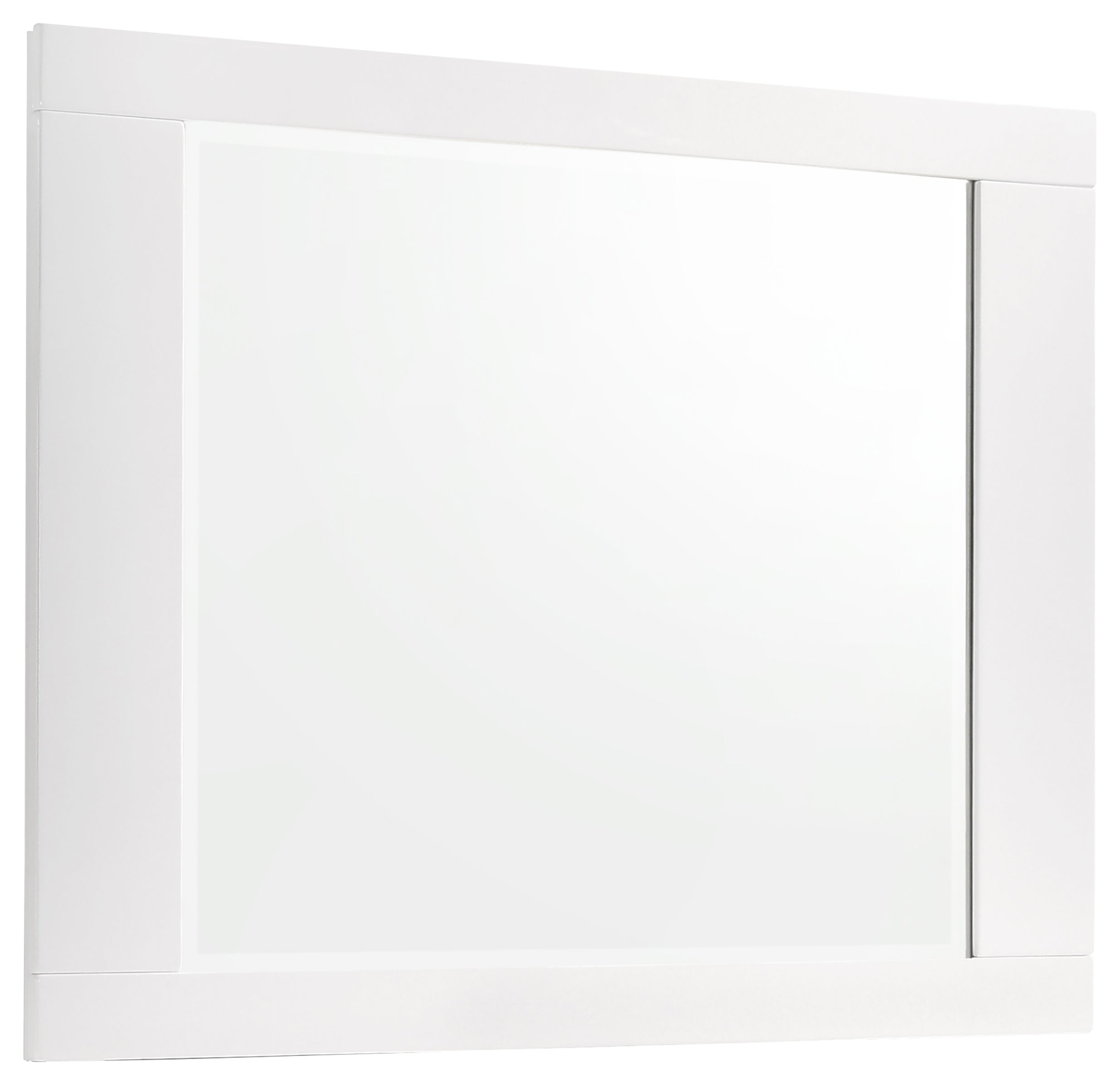 Best Furniture Outlet - Coaster - Felicity Dresser Mirror White High Gloss - 203504