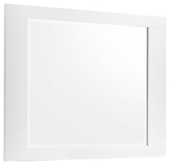 Best Furniture Outlet - Coaster - Felicity Dresser Mirror White High Gloss - 203504