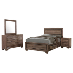 Best Furniture Outlet - Coaster - Kauffman 4-piece Queen Bedroom Set Washed Taupe - 204190Q-S4