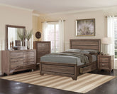 Best Furniture Outlet - Coaster - Kauffman 5-piece Queen Bedroom Set Washed Taupe - 204190Q-S5