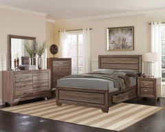 Best Furniture Outlet - Coaster - Kauffman 5-piece Queen Bedroom Set Washed Taupe - 204190Q-S5