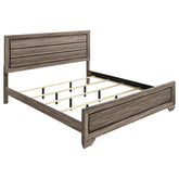 Best Furniture Outlet - Coaster - Kauffman Wood Eastern King Panel Bed Washed Taupe - 204191KE
