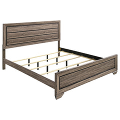 Best Furniture Outlet - Coaster - Kauffman Wood Eastern King Panel Bed Washed Taupe - 204191KE