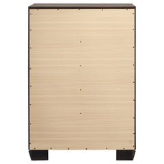 Kauffman 5-drawer Bedroom Chest Washed Taupe