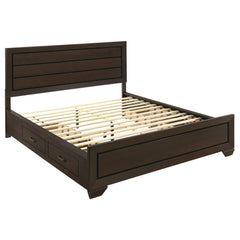 Kauffman 4-piece California King Bedroom Set Dark Cocoa