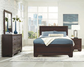 Best Furniture Outlet - Coaster - Kauffman 4-piece Eastern King Bedroom Set Dark Cocoa - 204391KE-S4