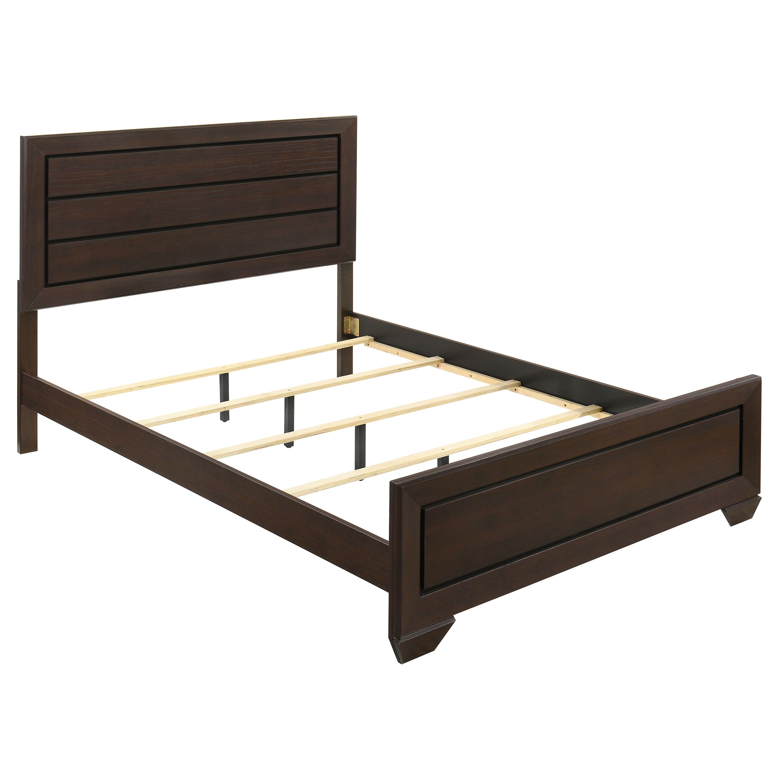 Best Furniture Outlet - Coaster - Kauffman Wood Queen Panel Bed Dark Cocoa - 204391Q