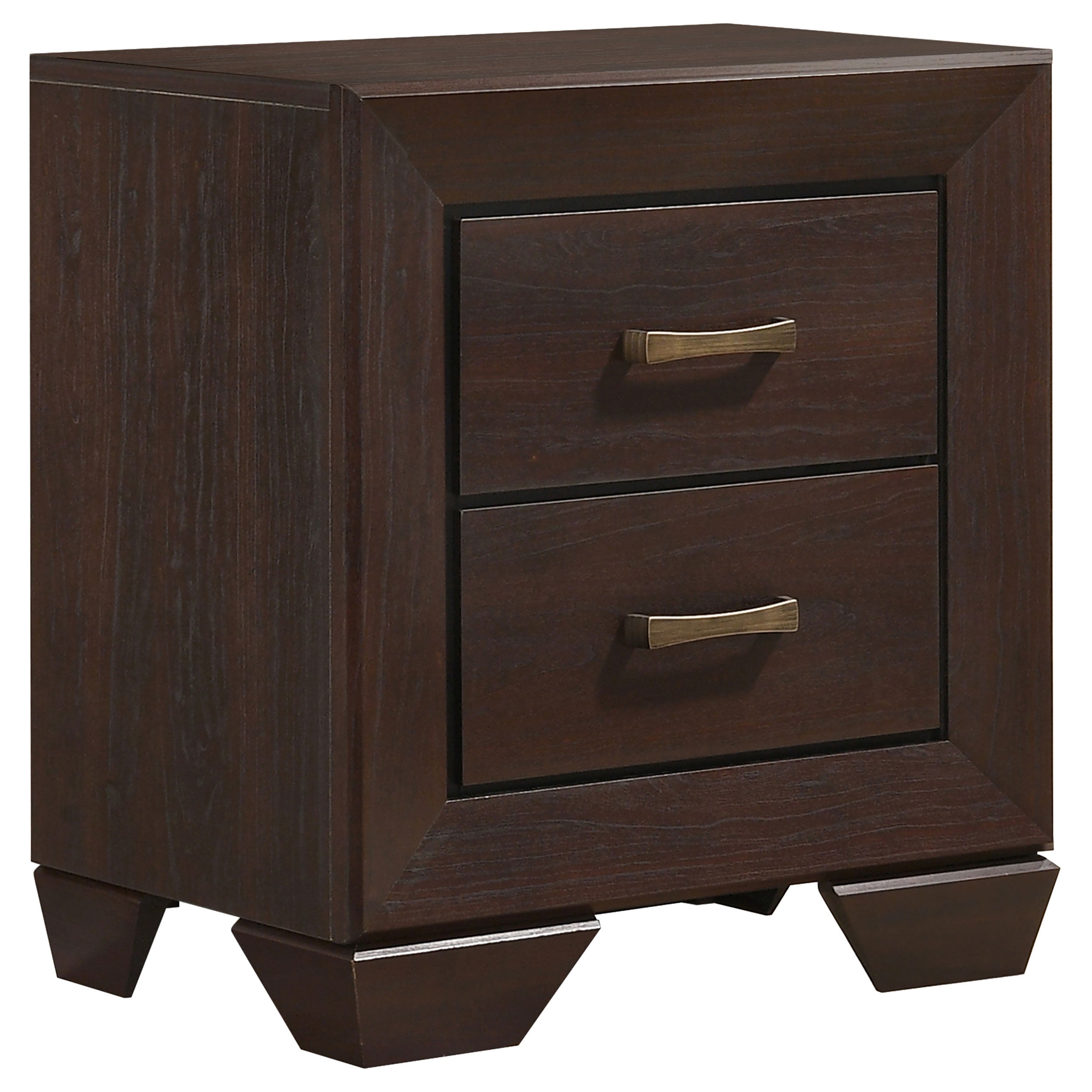 Best Furniture Outlet - Coaster - Kauffman 2-drawer Nightstand Dark Cocoa - 204392