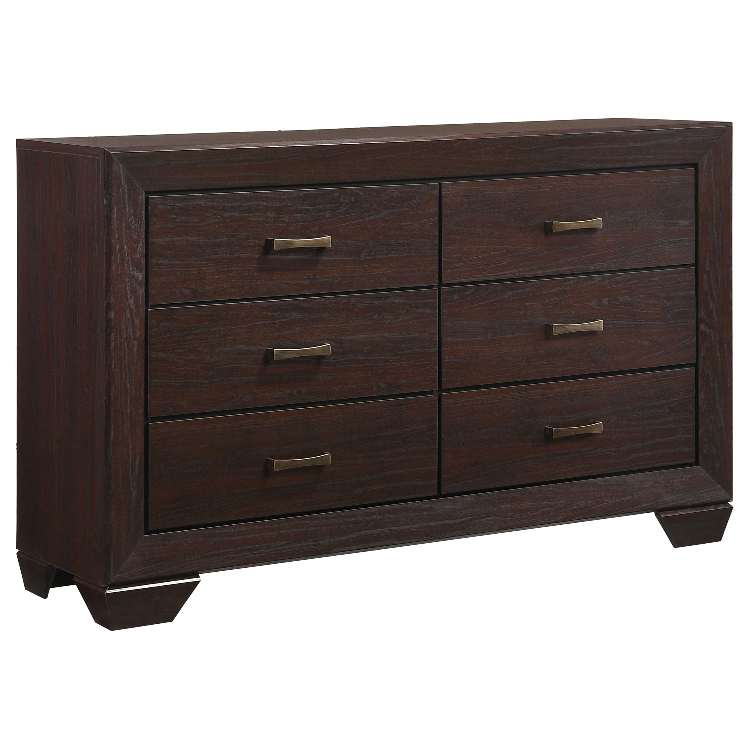 Best Furniture Outlet - Coaster - Kauffman 6-drawer Dresser Dark Cocoa - 204393