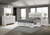 Best Furniture Outlet - Coaster - Miranda 4-piece Eastern King Bedroom Set White - 205110KE-S4
