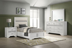 Best Furniture Outlet - Coaster - Miranda 4-piece Twin Bedroom Set White - 205110T-S4