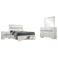 Miranda 4-piece Full Bedroom Set White