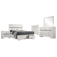 Miranda 5-piece Full Bedroom Set White