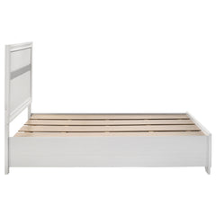 Miranda 51-inch Wood Full Storage Panel Bed White
