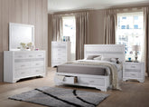 Best Furniture Outlet - Coaster - Miranda 5-piece Eastern King Bedroom Set White - 205111KE-S5