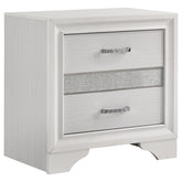 Best Furniture Outlet - Coaster - Miranda 3-drawer Nightstand Bedside Table White - 205112