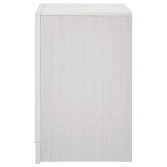 Miranda 3-drawer Nightstand Bedside Table White