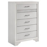 Best Furniture Outlet - Coaster - Miranda 5-drawer Bedroom Chest White - 205115