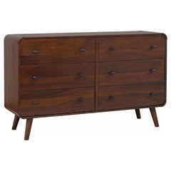 Robyn 5-piece Eastern King Bedroom Set Dark Walnut