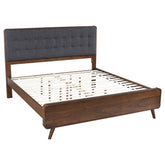 Best Furniture Outlet - Coaster - Robyn Wood Eastern King Platform Bed Dark Walnut - 205131KE