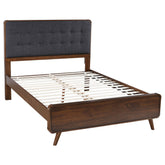 Best Furniture Outlet - Coaster - Robyn Wood Queen Platform Bed Dark Walnut - 205131Q