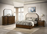 Best Furniture Outlet - Coaster - Garland 4-piece Eastern King Bedroom Set Brown Cherry - 205301KE-S4