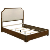 Best Furniture Outlet - Coaster - Garland 58-inch Queen Panel Bed Cream and Brown Cherry - 205301Q
