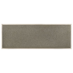 Franco Fabric Upholstered Bench with Shelf Distressed White