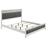 Best Furniture Outlet - Coaster - Barzini Wood California King Panel Bed White - 205891KW