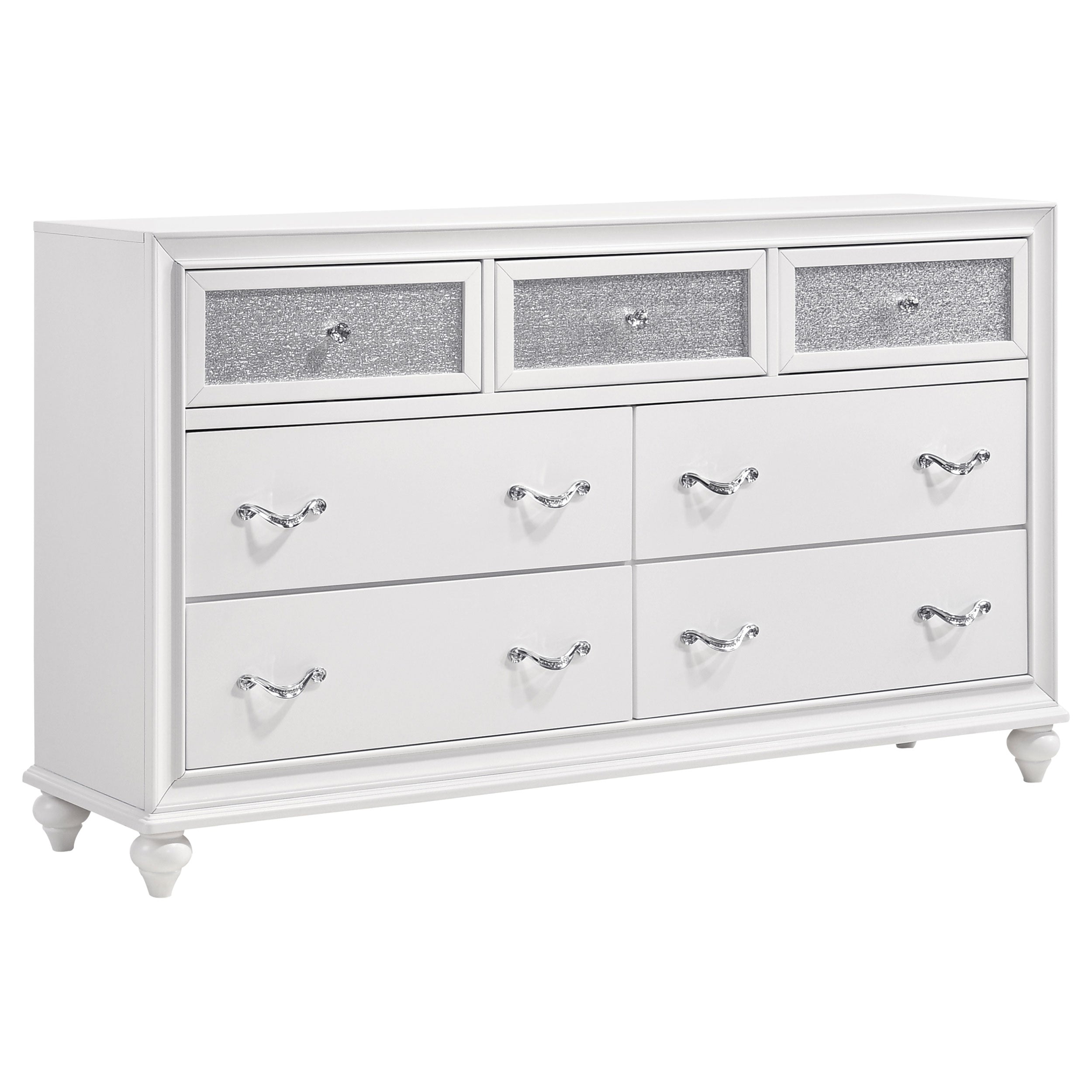 Best Furniture Outlet - Coaster - Barzini 7-drawer Dresser White - 205893