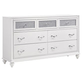 Best Furniture Outlet - Coaster - Barzini 7-drawer Dresser White - 205893