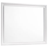 Best Furniture Outlet - Coaster - Barzini Dresser Mirror White - 205894