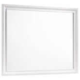 Best Furniture Outlet - Coaster - Barzini Dresser Mirror White - 205894
