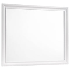 Best Furniture Outlet - Coaster - Barzini Dresser Mirror White - 205894